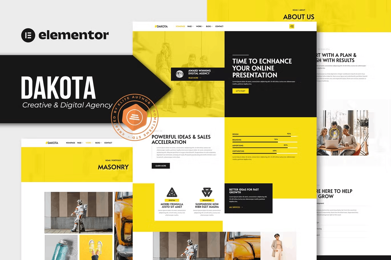 DakotaCoveri-1 Dakota – Creative & Digital Agency Elementor Template Kit - Image 1