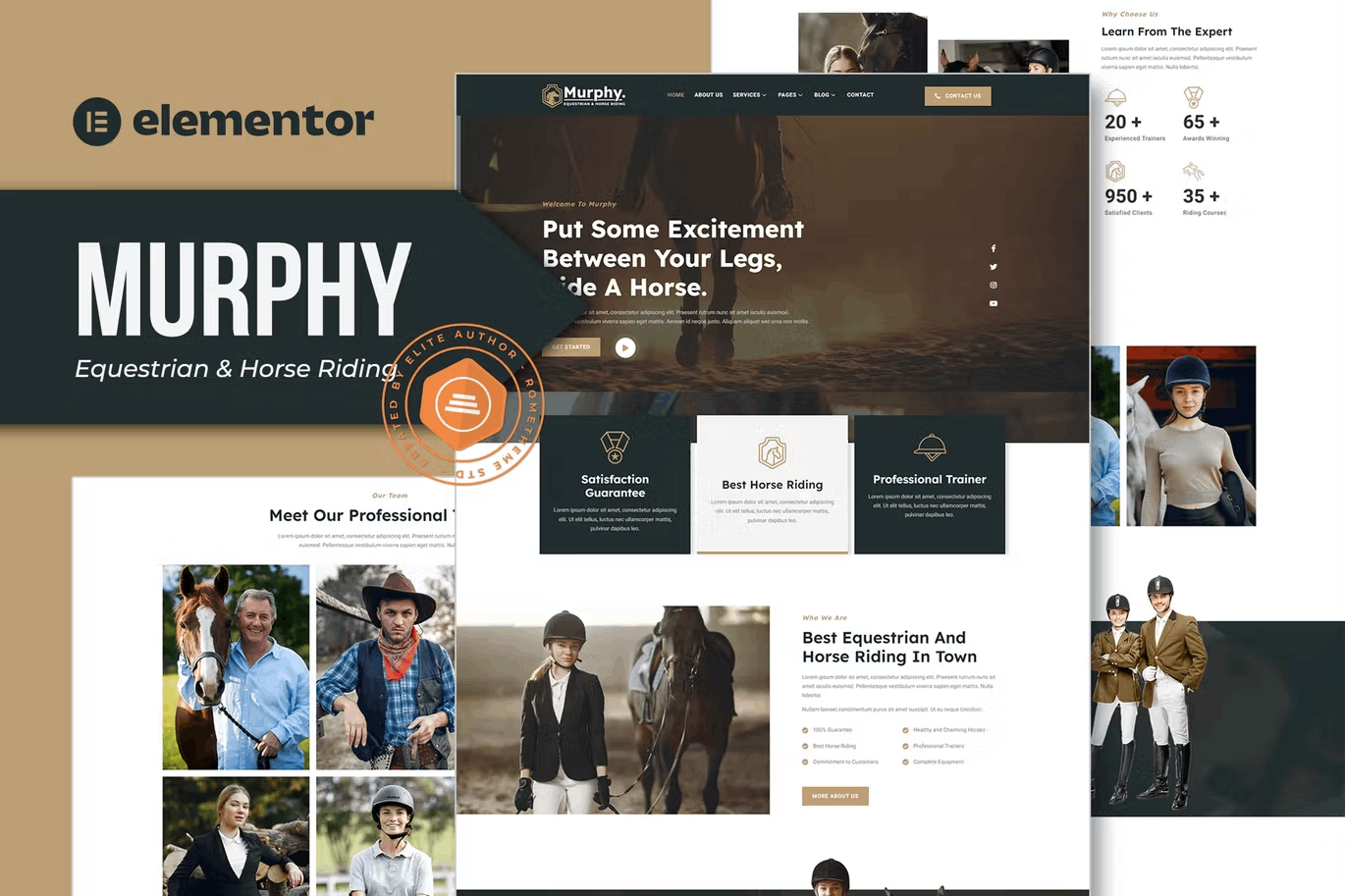Murphy-Coverimage-template-kit-1 Murphy – Equestrian & Horse Riding Elementor Template Kit - Image 1