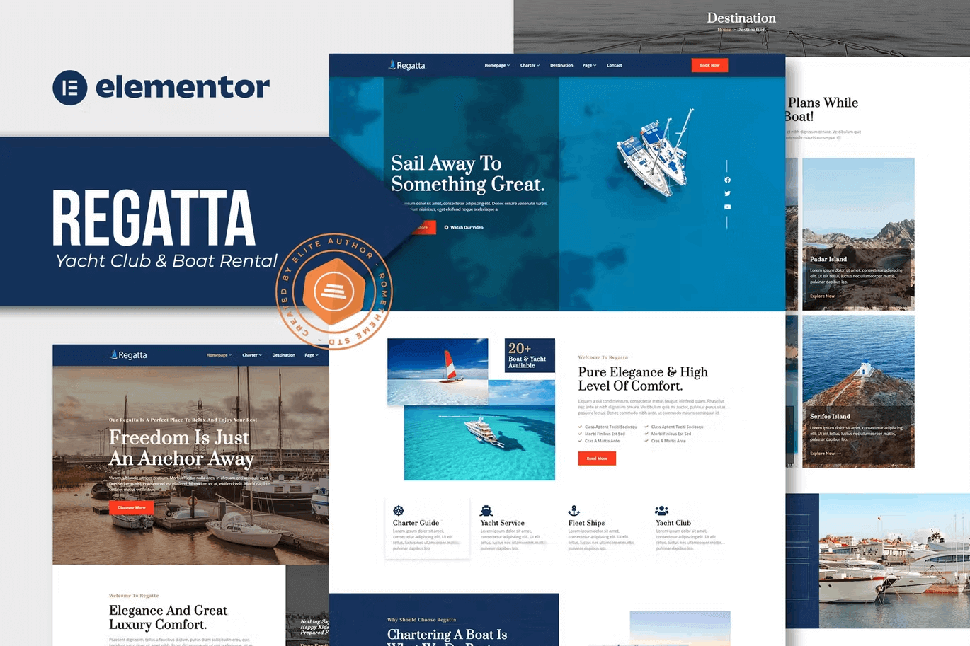 Regatta-Cover-1 Regatta – Yacht Club & Boat Rental Elementor Template Kit - Image 1