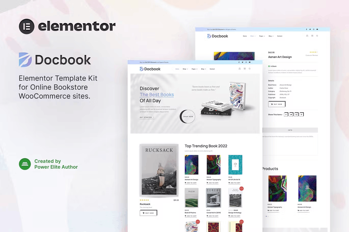docbook-cover-1 Docbook – Online Bookstore WooCommerce Elementor Template Kit - Image 1