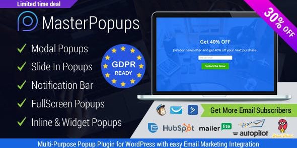 img-1083 Master Popups 4.0.0 – WordPress Popup Plugin for Email Subscription v4.0.0 - Image 1