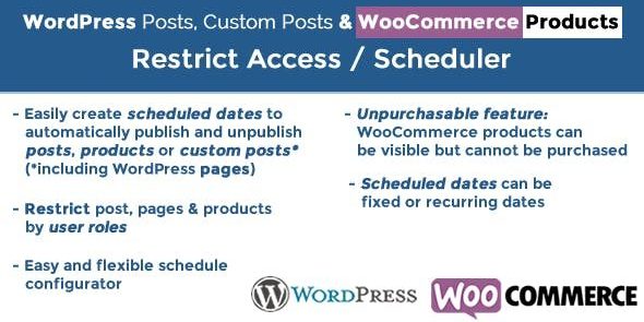 img-1323 WordPress Posts & WooCommerce Products Scheduler / Restrict Access v5.6 - Image 1