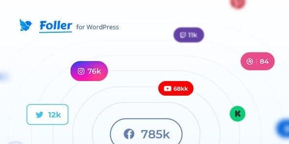 img-154 Foller 1.2.5 – Social followers bar for WordPress v1.2.5 - Image 1