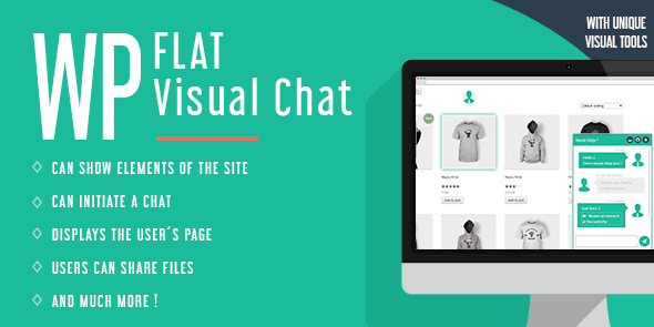 img-237 WP Flat Visual Chat 5.399 – Live Chat & Remote View for WordPress v5.399 - Image 1