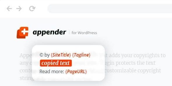 img-321 Appender 1.1.2 – Copycat Content Protection for WordPress v1.1.2 - Image 1