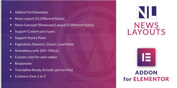 img-539 News Layouts for Elementor 1.0 – WordPress Plugin v1.0 - Image 1
