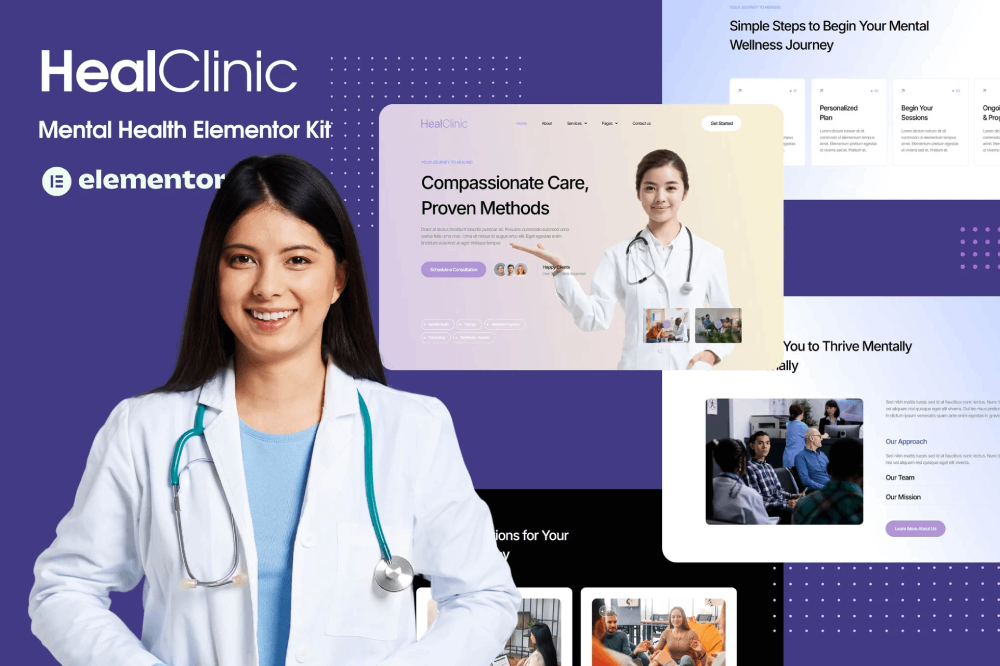img_healclinic-health-care-center-elementor-kit-template HealClinic – Health Care Center Elementor Kit Template - Image 1