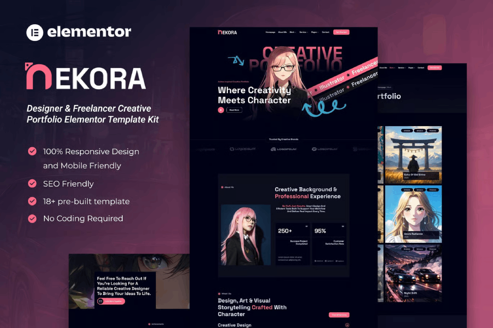 img_nekora-designer-freelancer-creative-portfolio-elementor-template-kit Nekora – Designer & Freelancer Creative Portfolio Elementor Template Kit - Image 1