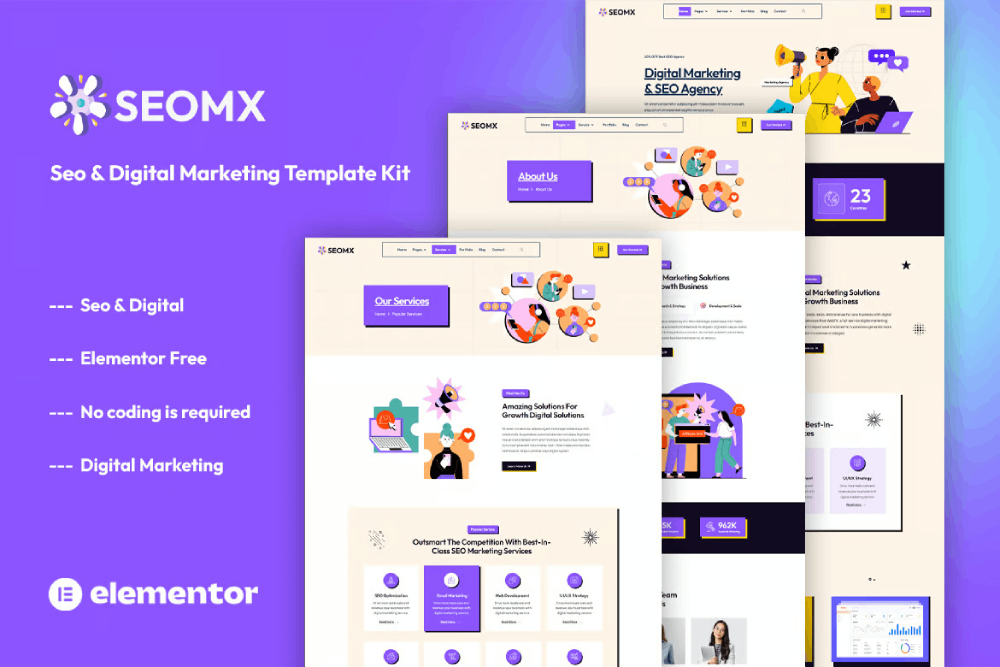 img_seomx-seo-digital-marketing-elementor-template-kit SeoMx – Seo & Digital Marketing Elementor Template Kit - Image 1